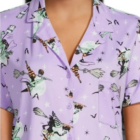 🧙‍♀️🎃👻 NWT! Halloween TWO Piece Pajama Set - Witch!!! 🧙‍♀️ - Picture 4 of 5